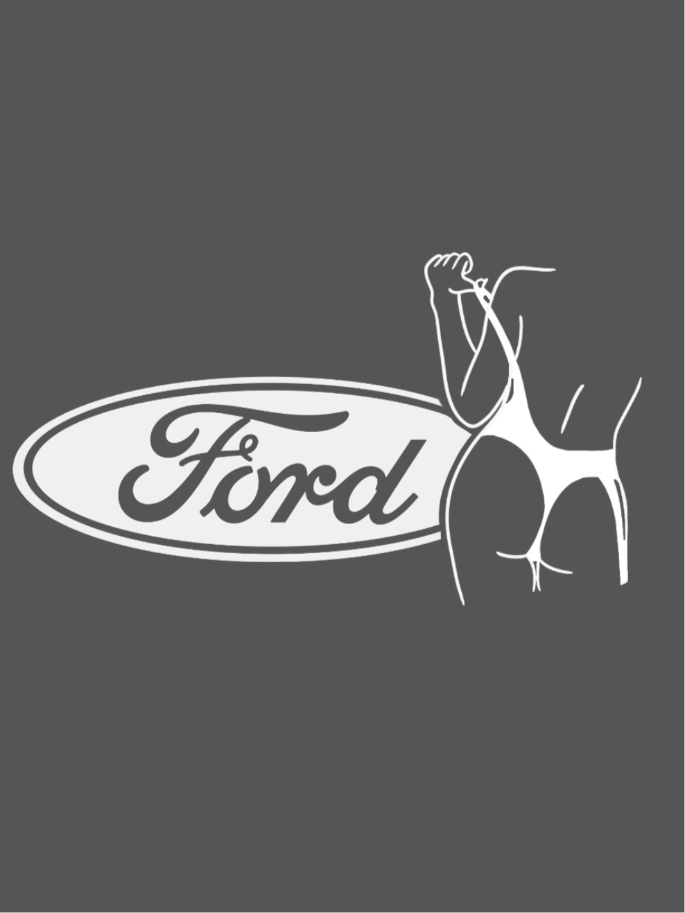 Ford Lady Decal